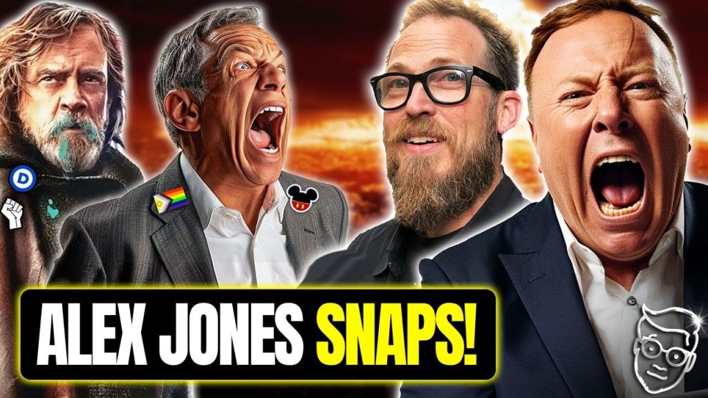 Alex Jones Explains What Would Happen if Disney Gave Him Star Wars | Nerdrotic Crying, Hysterical