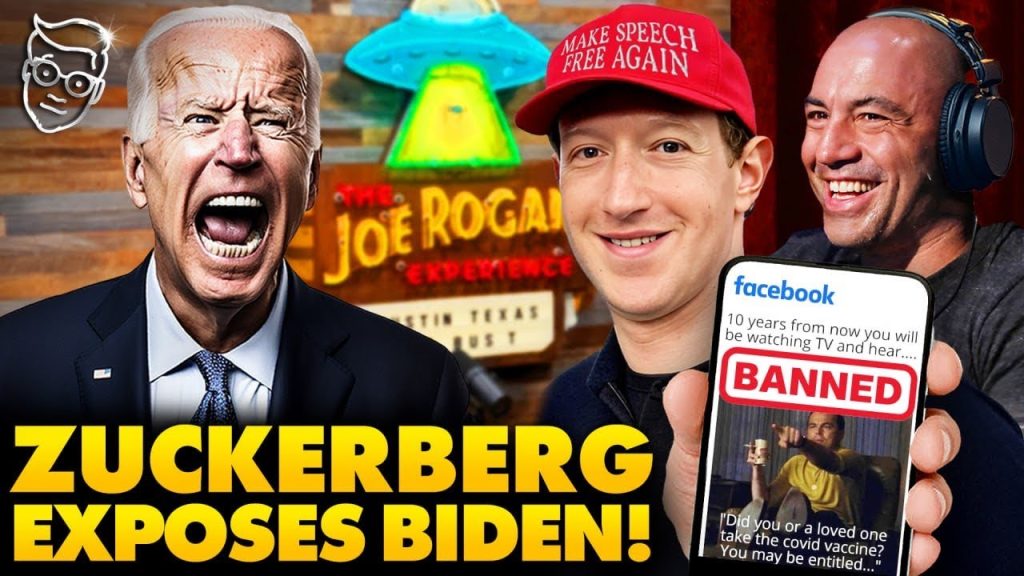 Zuckerberg ADMITS to Joe Rogan Biden FORCED Facebook To Censor MEMES: ‘They THREATENED Us’