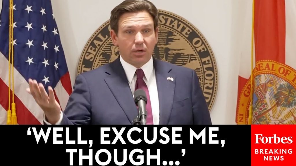 DeSantis Interrupts Reporter He Says Is Conflating Legal And Illegal Immigrants