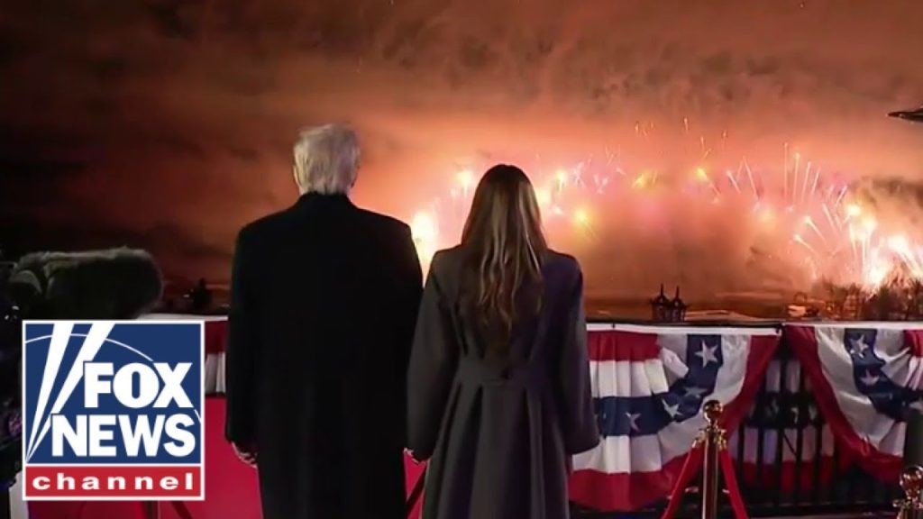 WATCH: Trumps watch ceremonial fireworks display to kick off inauguration weekend