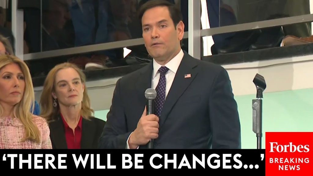 BREAKING NEWS: Newly Sworn-In Secretary Of State Marco Rubio Speaks To Employees At The State Dept