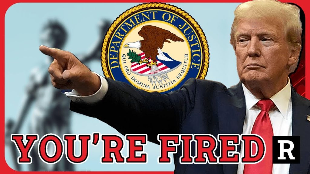 Holy SH*T! Trump just FIRED ALL corrupt Biden Attorneys at DOJ | Redacted w Clayton Morris