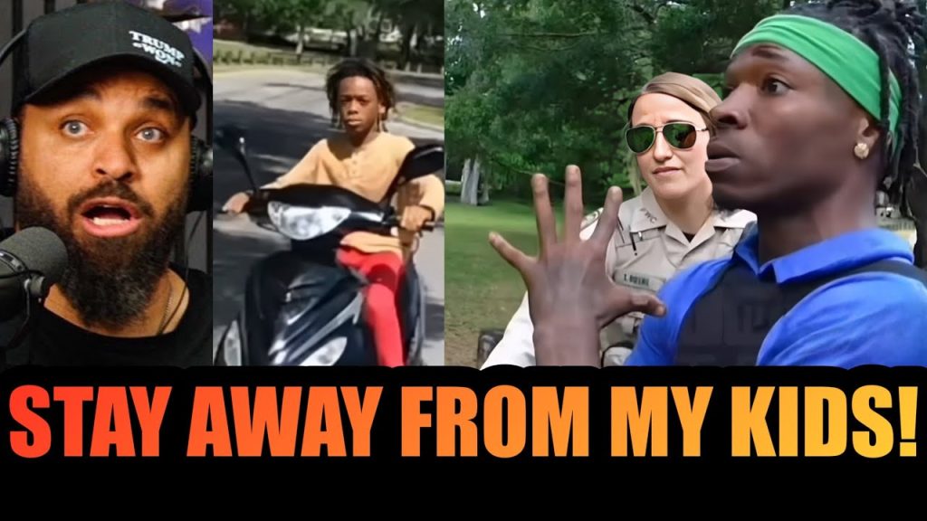 Gangsta Checks Female Cop for Harrassing His Son on Scooter Then This Happens